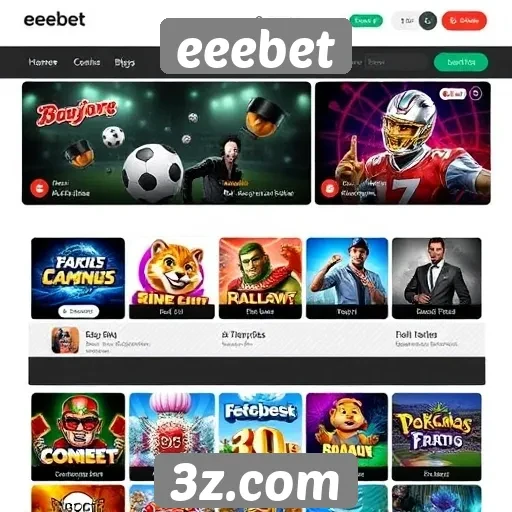 Análise das opções de jogos disponíveis no eeebet