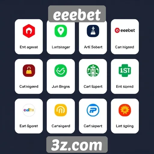 Métodos de pagamento disponíveis no eeebet